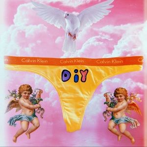 Hand Painted Calvin Klein Panties